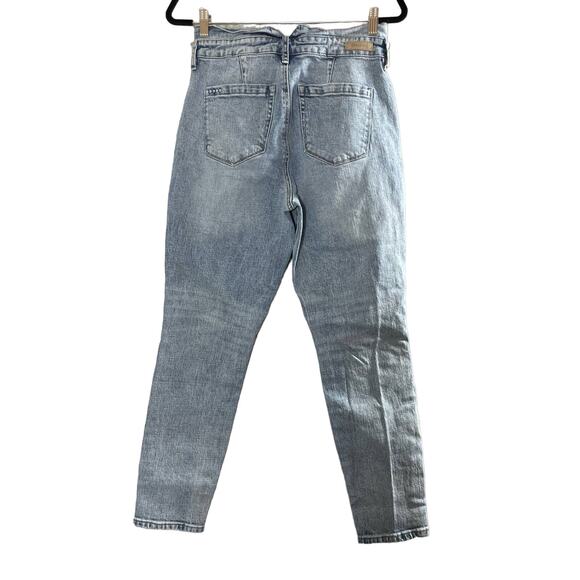 Blank NYC Light Wash Retro Style Skinny Leg Yoke Jeans - Size 30 - Button Fly - Picture 7 of 7